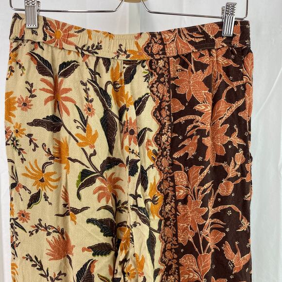 by ANTHROPOLOGIE Size 4 Floral Smocked Balloon Leg Pants Zip Fly Multicolor - Picture 6 of 12